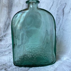 Vintage Green Glass Vase